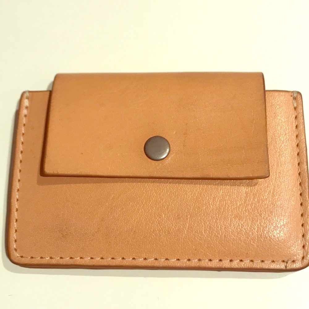 Genuine leather card wallet